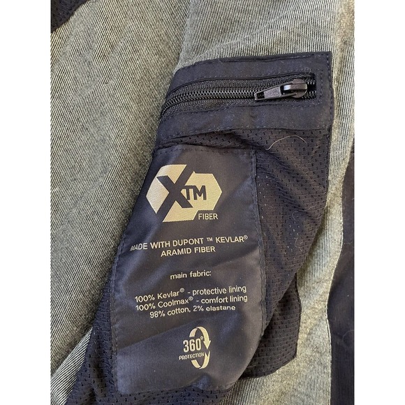 John Doe XTM CoolMax Small Full Zip Motorcycle Jacket - Picture 6 of 10